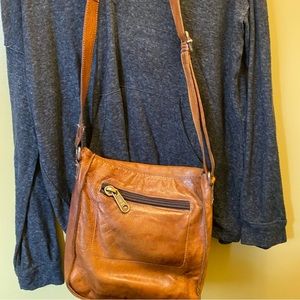 Cutest little 100% leather cross body purse by Bitsu!